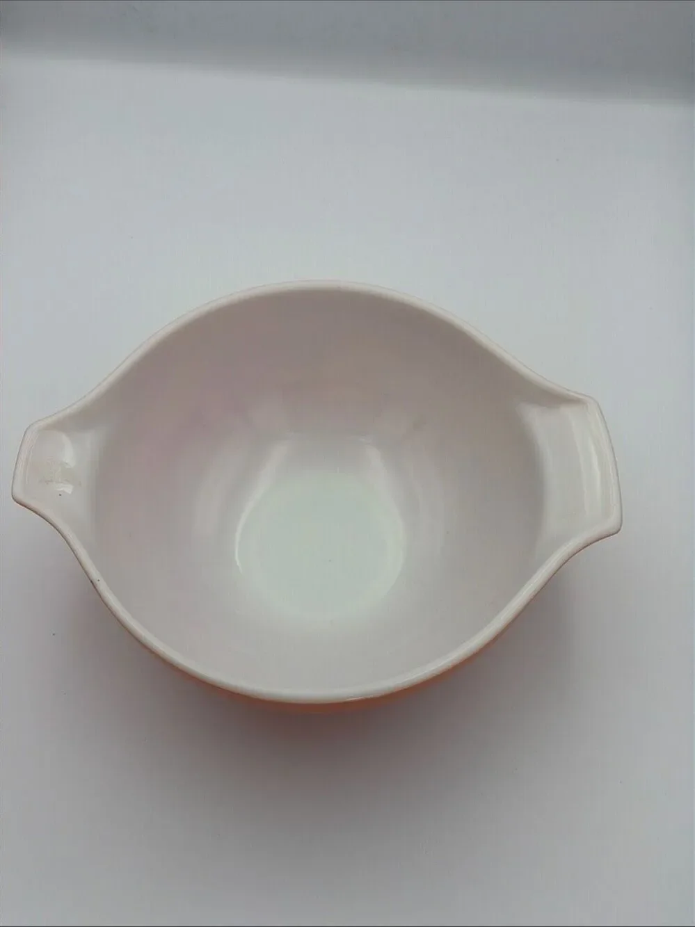 Pyrex Autumn Harvest Wheat #443 Cinderella Mixing Bowl 2.5L Orange Vintage 1978